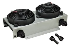 Derale 19 Row Hyper-Cool Dual Cool Remote Fluid Cooler, -10AN