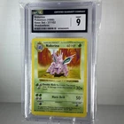 Pokemon Card Nidorino 37/102 Shadowless Base Set 1999 CGC 9 NM/M