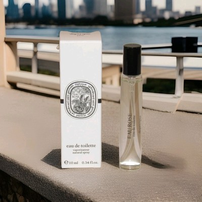 Diptyque Eau Rose Eau de Toilette EDT Travel Spray .34 Oz 10 mL NIB