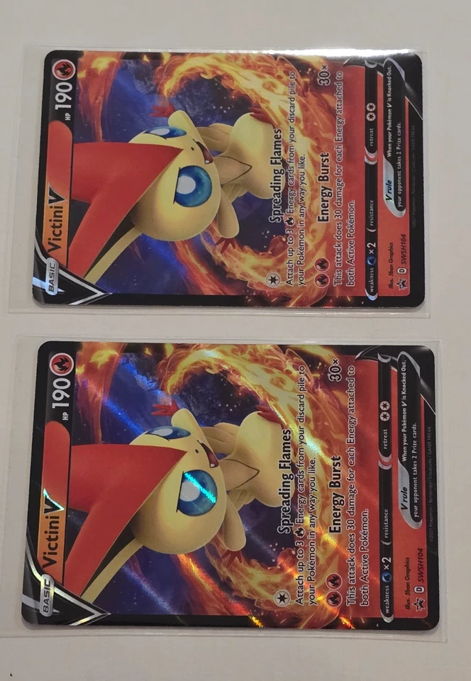 Victini V SWSH104 SWSH: Sword & Shield Promo Cards Holo - Image 4 of 4
