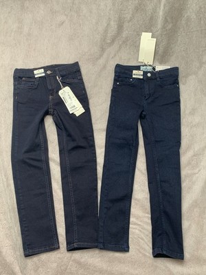 2 x Tom Tailor Hose Gr. 122 NEU blau verstellbarer Bund Mädchen Jeans