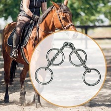 Horse Bit Mouth Lightweight Professional Metal Stainless Steel Sturdy Equestrian