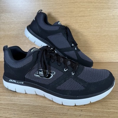Skechers Herrenschuhe Gr. 12 UK ''Flex Advantage 2.0'' schwarz - (47,5 EUR)