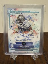 Emmitt Smith On-Card Auto 2024 Topps Motif /5 Aquarelle Autograph Card NM