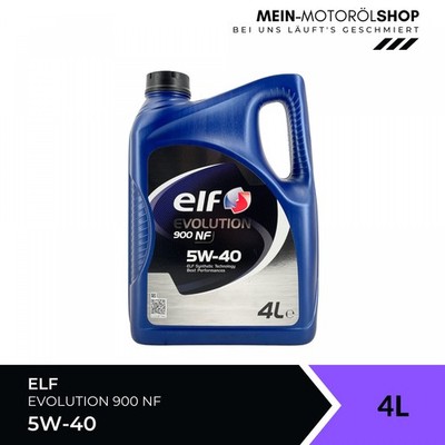 Elf Evolution 900 NF 5W-40 Mercedes MB 229.3 VW 502 00 505 00 Motoröl 4 Liter