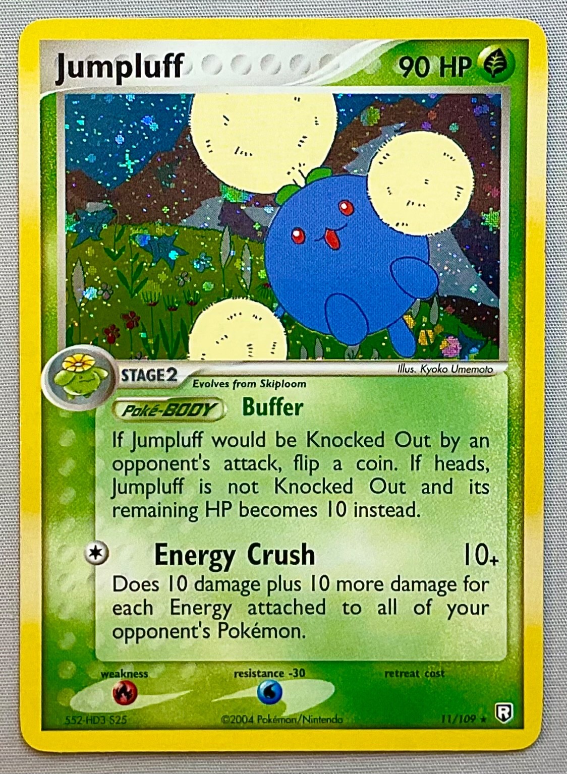 Pokémon Jumpluff #11/109 - 2004 EX Team Rocket Returns Holo Rare - NM to Mint!