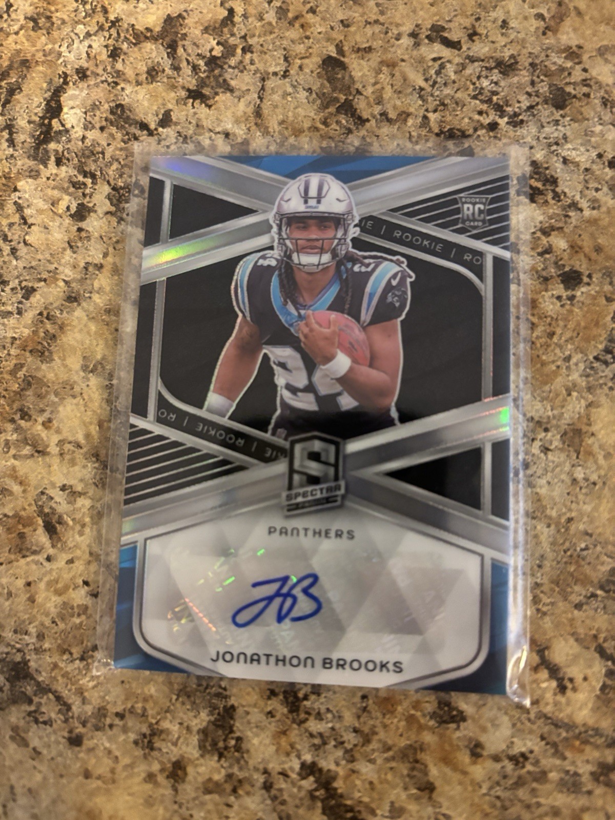 Jonathon Brooks Panini Impeccable Rookie Autographs #RAJBS Silver