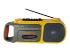 Sony Sports CFM-104 AM/FM Radio Cassette-Corder Yellow Portable Boombox READ