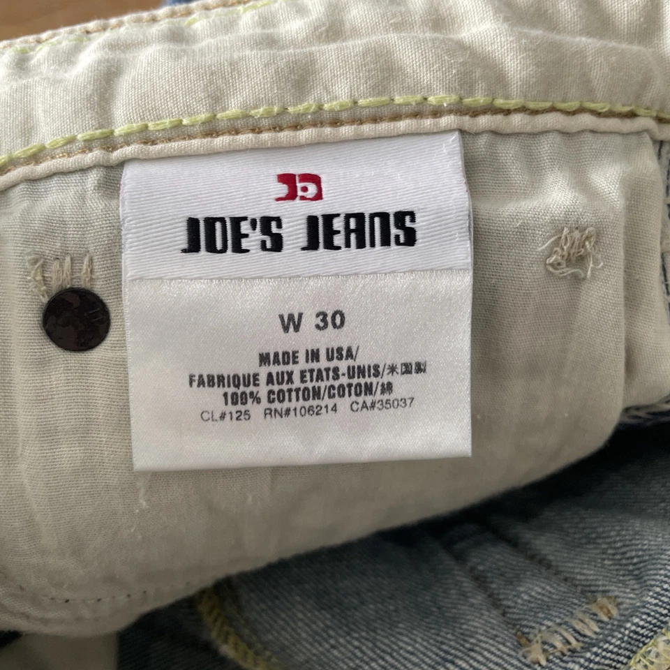 Pantalones Cortos Vaqueros Joes Vintage Mujer 30 (Mide 33 Cintura) Corte Tiro Bajo Foto 4 de 4