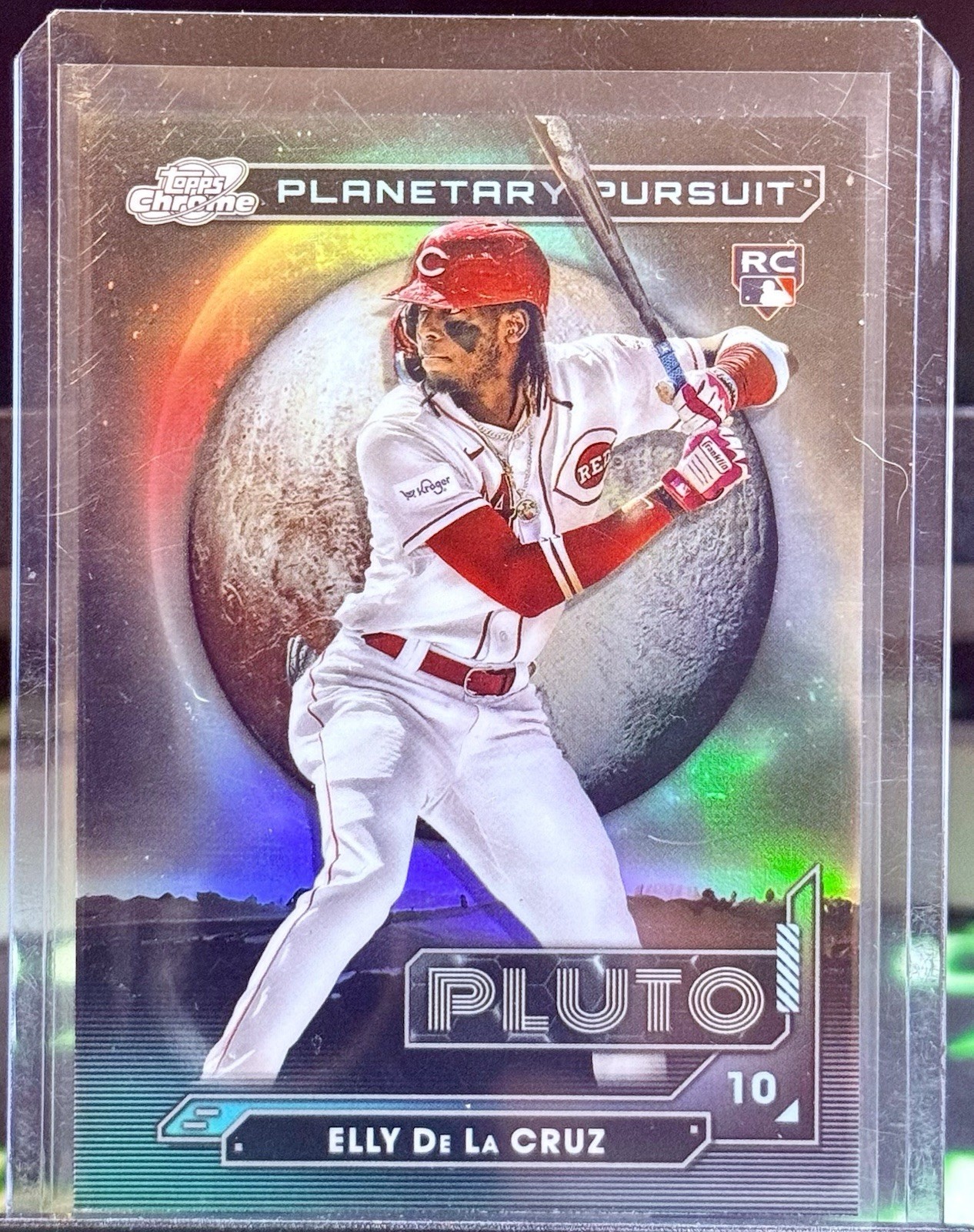 2024 Topps Cosmic Chrome Planetary Pursuit Elly de La Cruz Pluto (RC)