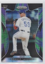2019 Panini Prizm Tier III Purple & Green Hyper Prizm Connor Sadzeck #292 1s8