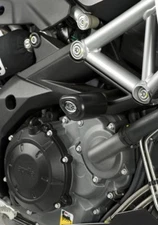 R&G CRASH PROTECTORS FOR APRILIA CAPONORD 1200 2013 > 2018 BLACK PAIR CP0221BL