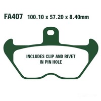 Bremsbelag BremsbeläGe EBC FA407 Vorne FüR BMW R 1100 RS ABS Bj. 1998-2001