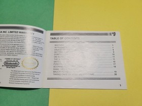 Shatterhand (Nintendo, 1991) NES MANUAL ONLY