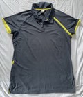BTWIN by Oxylane Equarea Women’s Cycling Top – Grey with Yellow Trim – Size M