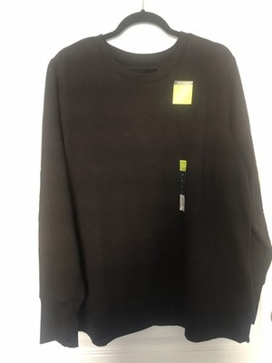 New Tek gear Size 1X Women s Black Fleece Sweatshirt 