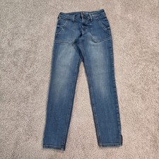 Old Navy Rockstar Super Skinny Ankle Blue Jeans Women's Size 0 Mid Rise