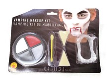 Rubie's Vampire Makeup Kit With Teeth Halloween Accessory For Children Of 8 yrs