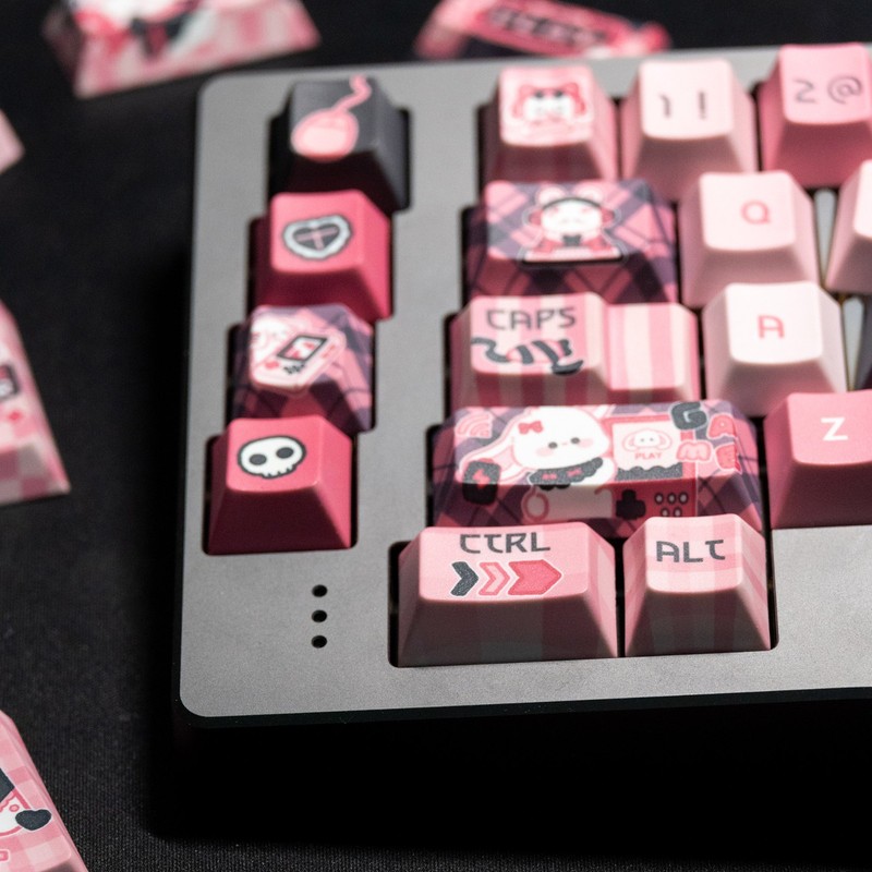 VIVIKEY E Sports Rabbit Dye Subbed Keycap Bunny Set PBT for keyboard 87 tkl 104