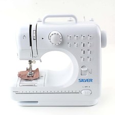 Silver Small Sewing Machine