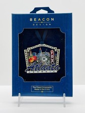 "Atlanta Skyline" Beacon Design Ornament Georgia Peaches Made in USA NIB