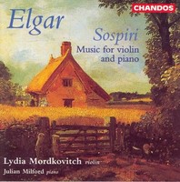 Sir Edward Elgar - Sospiri Music For Violin And Piano - Cd - F6806Z