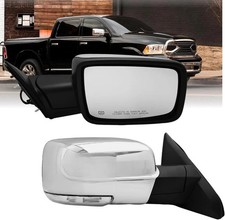 Passenger Side Mirror Compatible with 2013-2018 Dodge Ram 1500 2500 3500 with Po