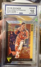 DEVIN BOOKER 2020-21 Panini Flux #140 Pulsar Prizm CCG 10 Gem Mint Suns