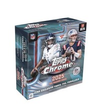 SEALED 2025 Topps Chrome Football 20 Box FANATICS EXCLUSIVE MEGA CASE - PreSale