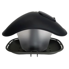 Casetta per uccelli CASITA angolare antracite mangiatoia dispenser mangime voliera