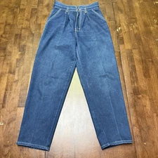 Vtg Gitano High Rise Jeans Womens Size 10 26 x 31.5 Relaxed Fit Tapered Leg Mom