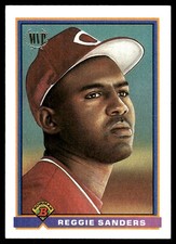 Reggie Sanders 1991 Bowman #537 Reds MLB READ FREE SHIPPING AutographDen