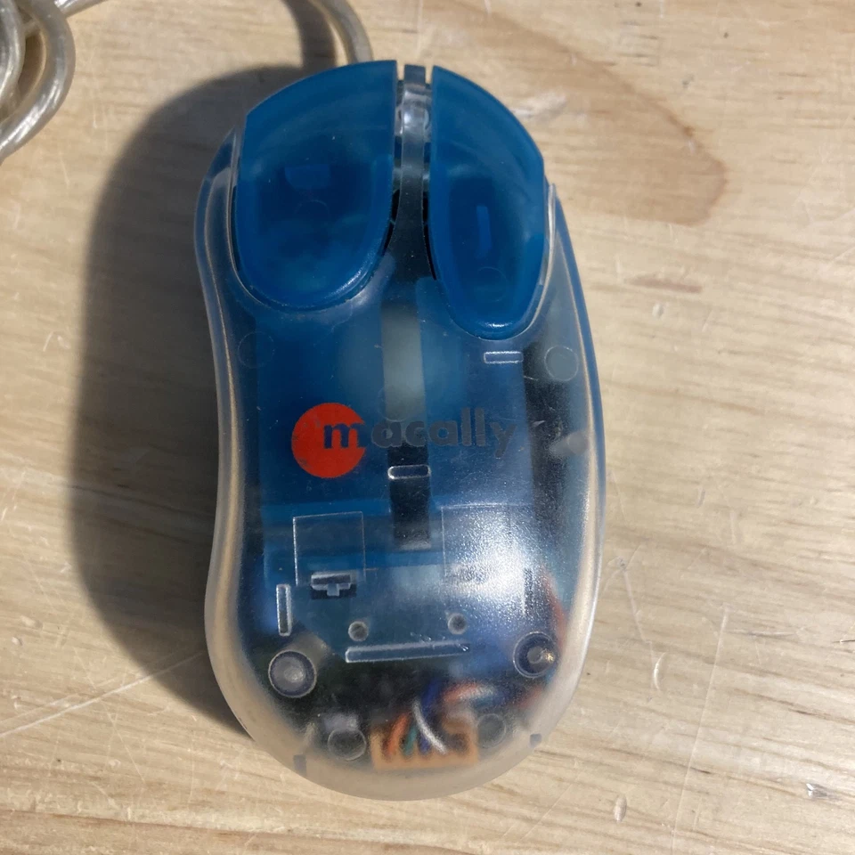 Macally UMF2 Mouse Transparent For Apple USB Mechanical Mouse Tested And Working - Image 2 of 4