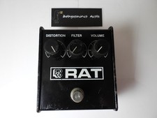 1986 ProCo RAT 2 Distortion Effects Pedal Vintage Blackface LM308 IC Original
