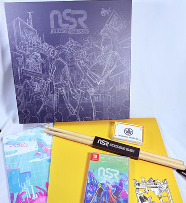 No Straight Roads Collector's Edition Switch Bundled Special Record Board Japan