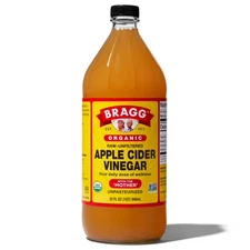 Bragg Organic Apple Cider Vinegar with the Mother, Raw and Unfiltered, 32 fl oz.