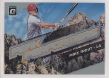 2019 Panini Donruss Optic Peak Performers Holo Prizm Mike Trout #PP-12 3b7