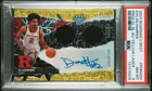 Dylan Harper PSA 8 2024-Bowman University Best Dual Relic Auto Yellow Lazer /75