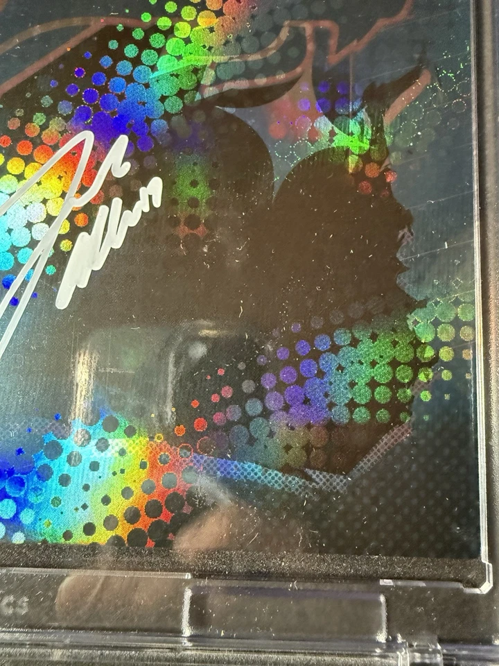 Josh Allen 签名 棉糖果 半色调 2025 Emanate 8x10 NFL 足球 SSP — 第 4/4 张图片