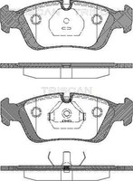 Triscan Bremsbelagsatz, Scheibenbremse 8110 11960 FüR BMW