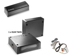 Double Caisson de Basse sous le Siège + Amplificateur pour Tt 8N Focal Isub Twin