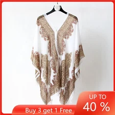 Summer Women Printed Shawls Wrap Chiffon Beach Sun Protection Cover Up Shawl New