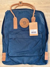 Original Fjällräven Kanken No. 2 Rucksack Lederriemen, 16 l, navy blau - NEU !!!