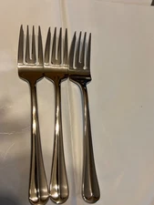 3 Dinner Folks By Wallace Indonesia Stainless 18/10 Silverware Flatware