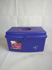 VTG 90's Purple Caboodles #2720 Cosmetic Organizer No Tray No Mirror D7