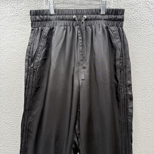 5 à 7 Cinq a Sept Women’s XS Johana Pull On Drawstrings Jogger Pants Black Satin - Picture 8 of 14