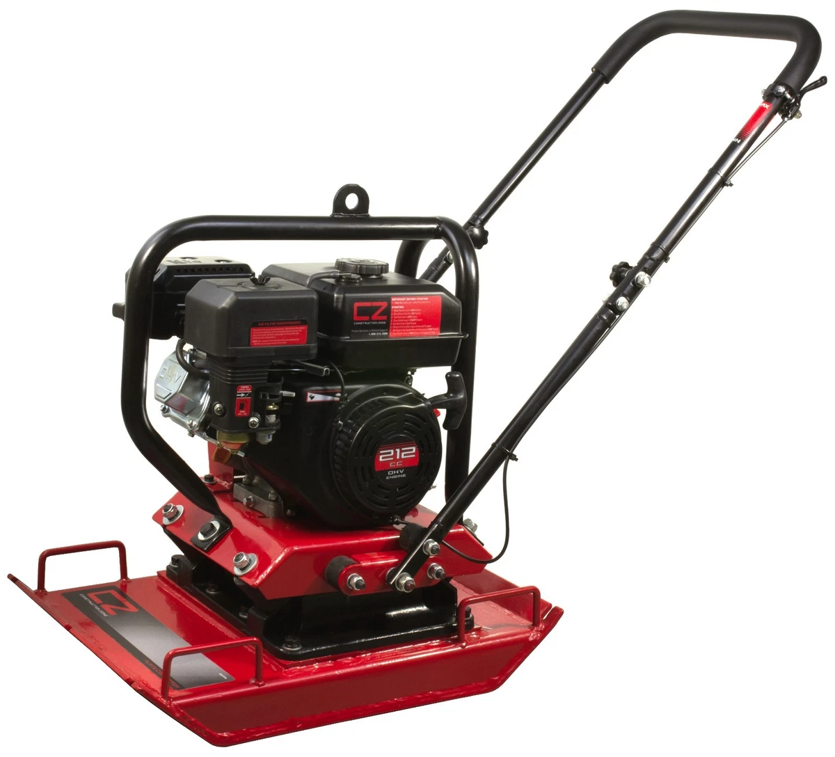 Construction Zone Plate Compactor Vibratory Asphalt Soil Plate eBay