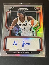 2022 WNBA Silver Prizm NALYSSA SMITH Rookie RC Auto #SG-NLS Indiana Fever