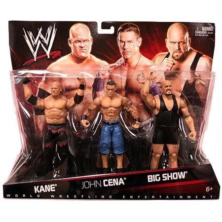 WWE Wrestling Exclusives Kane John Cena Big Show Action Figure