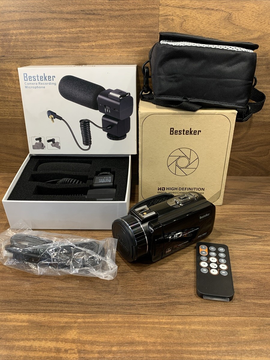 Besteker HD 1080P 24 MP 16X Digital Zoom Video Camcorder And